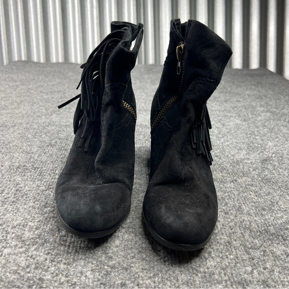 Sam Edelman Size 7 Embossed Reyes Heeled Zip Boot/Booties - Picture 2 of 10